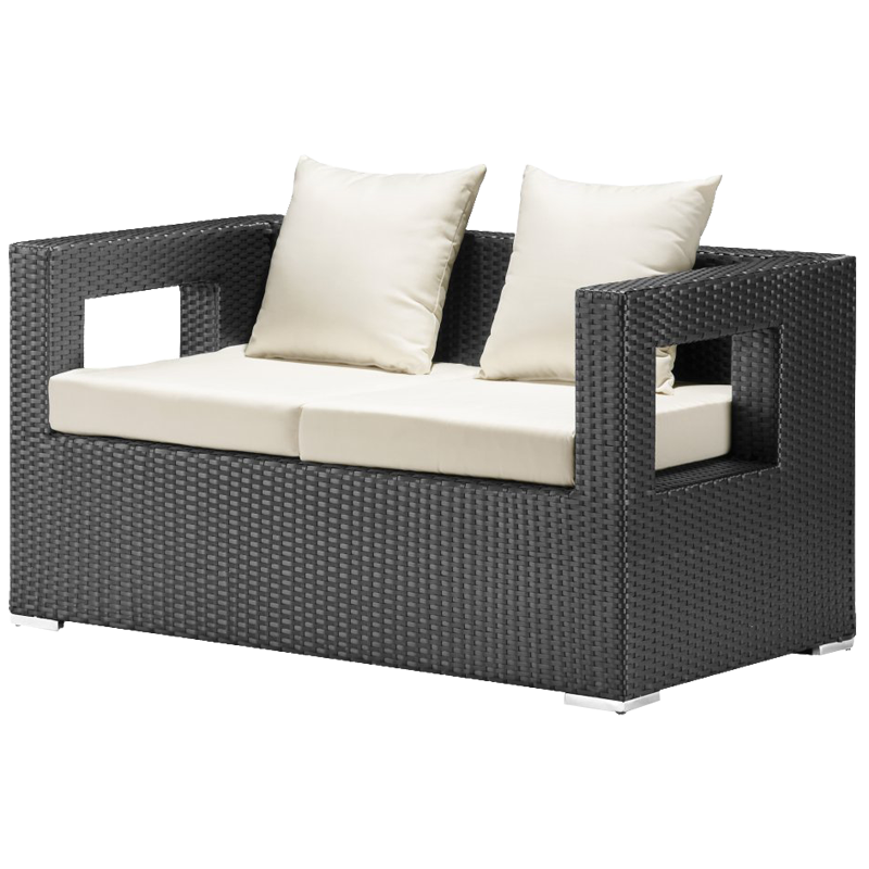 Algarva Outdoor Sofa in Chocolate