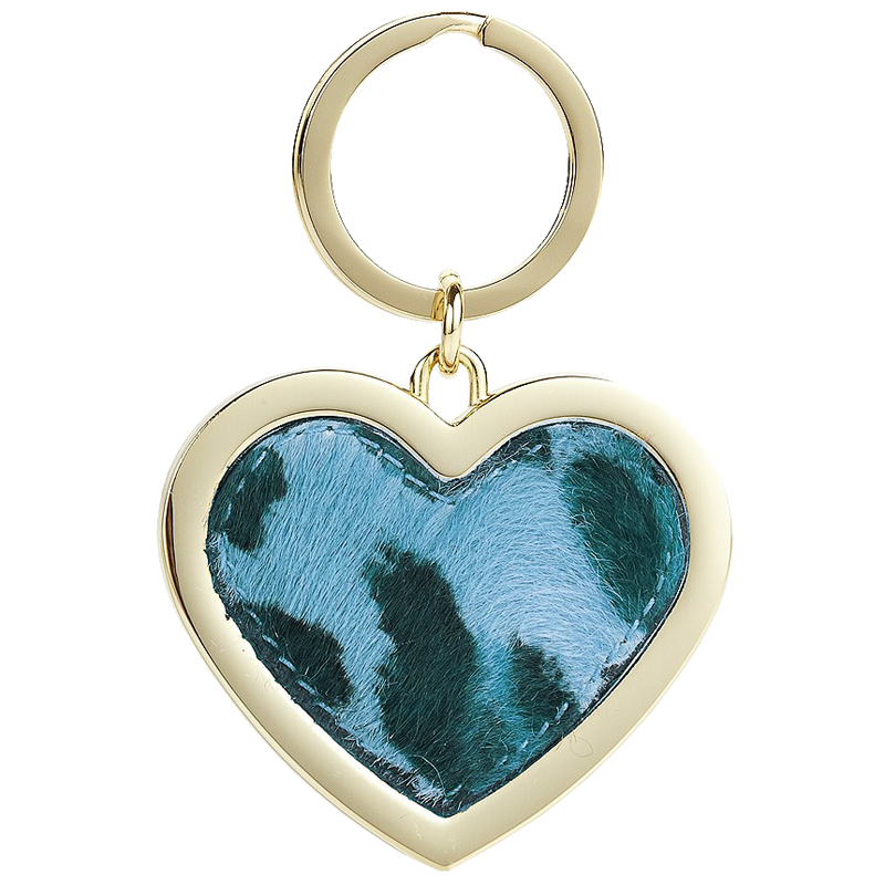 Leopard Heart Keyring